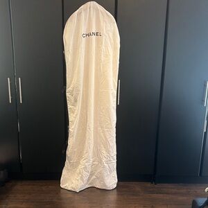 CHANEL Elegant White Garment Cover